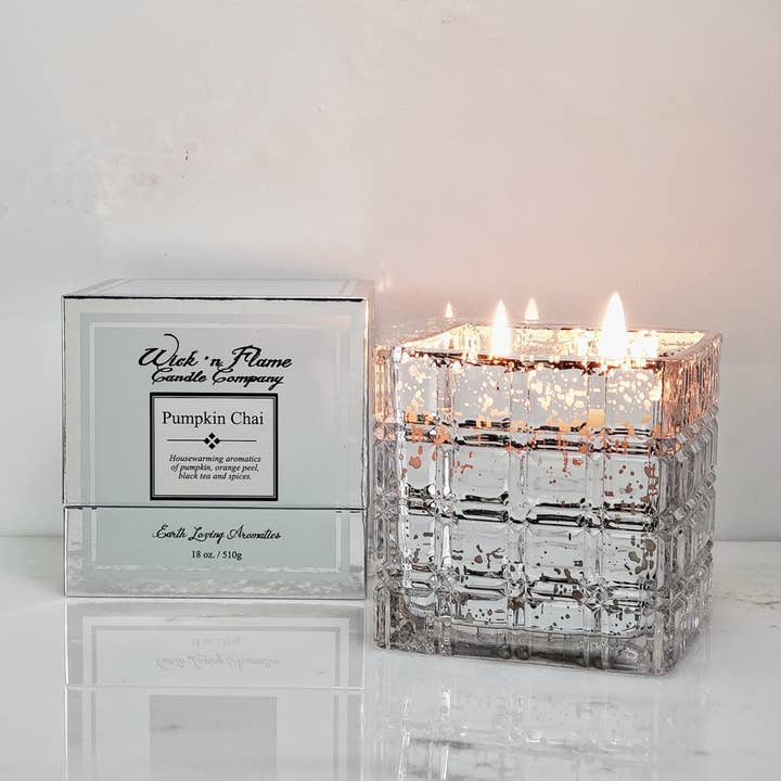 Kürbis Chai Quecksilberwürfel für den Großhandel von Wick 'n Flame Candle Company