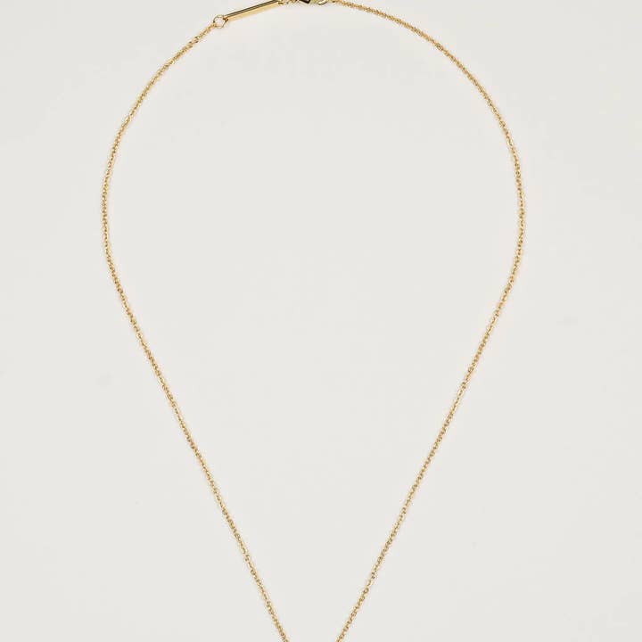 Brenda Grands Jewelry - Wholesale Jewelry Set - 18K Gold Dainty Shiny Initial Necklace - Set of 1624