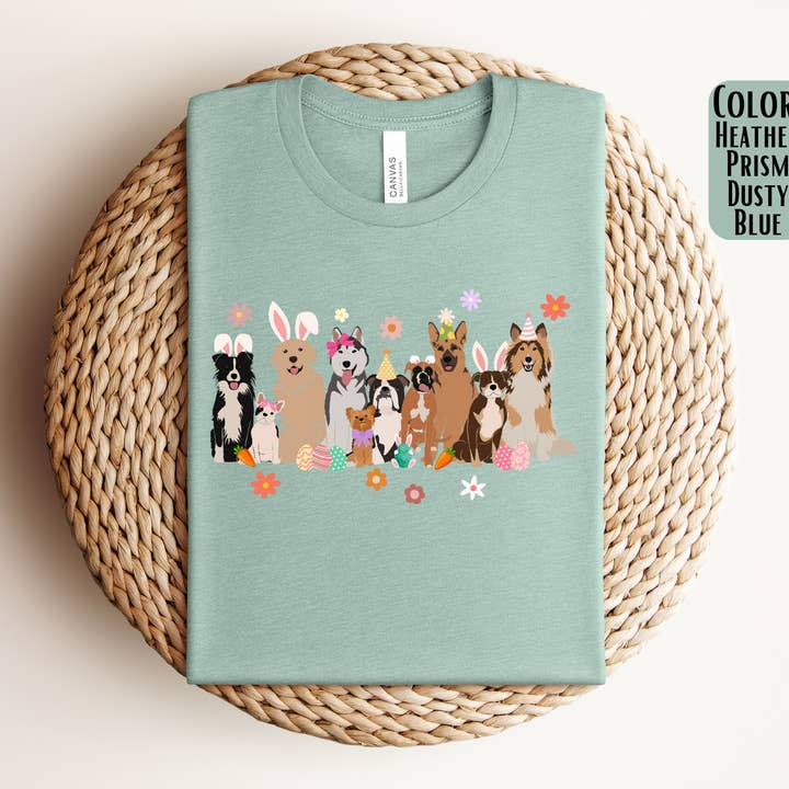 Easter Dogs Shirt - Dog Easter Shirt for wholesale by The Shirt Company