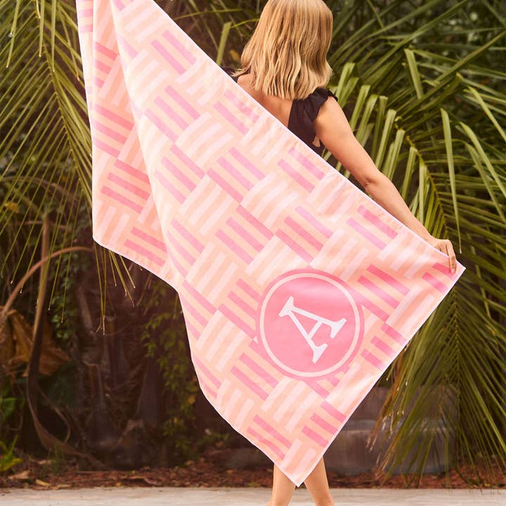 Mary Square - Wholesale Beach Towel - Initial Beach Towels
