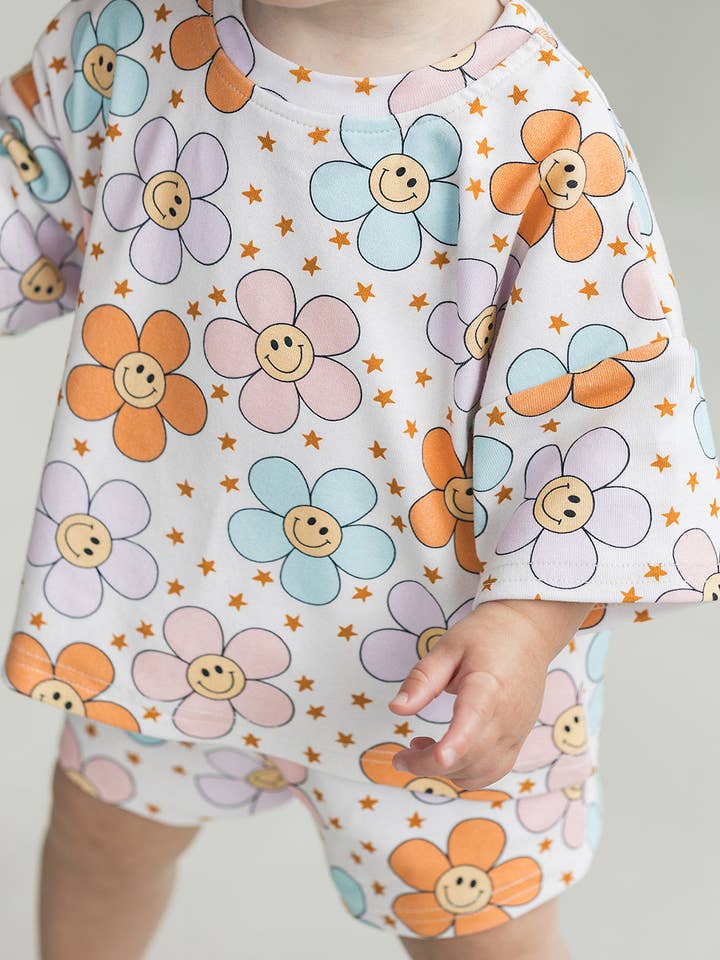 Set pantaloncini | Ditzy Daisy per la vendita all'ingrosso da parte di Lucky Panda Kids