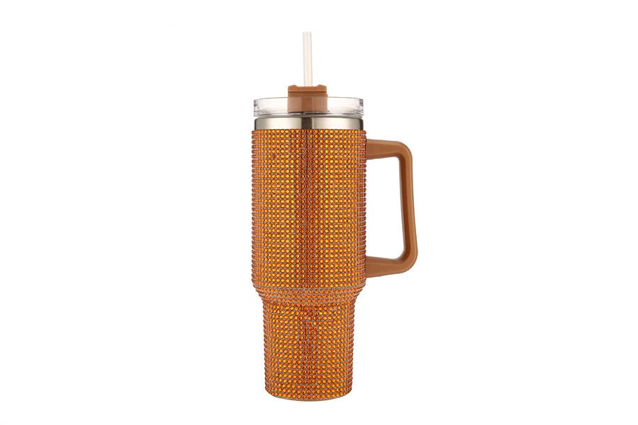 Nima Accessories Inc – Engroshandel Thermokop – Drikkeglas med rhinsten, 40 oz (1,18 l)0