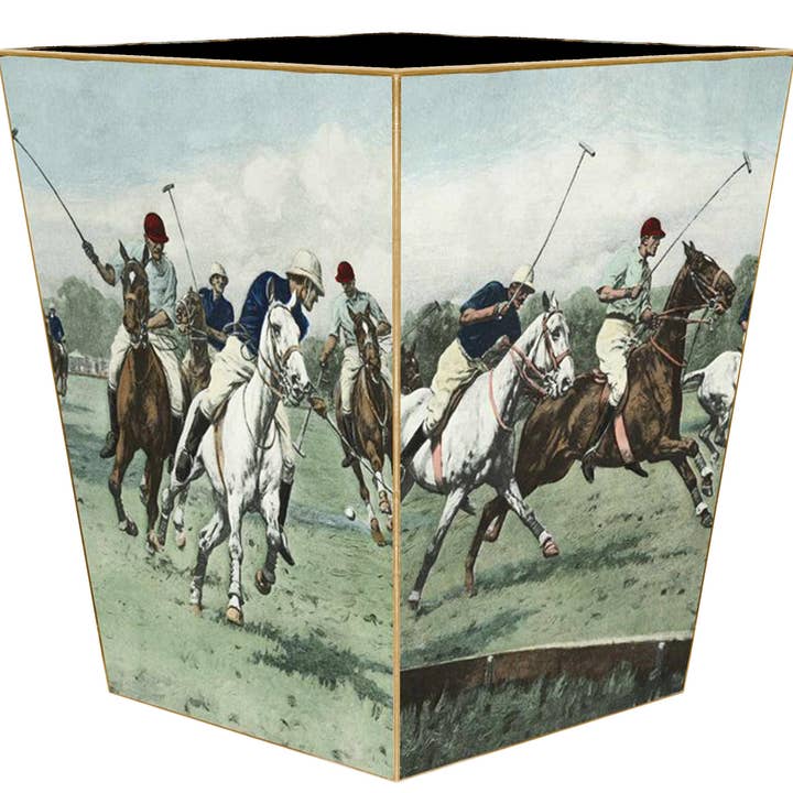 Marye-Kelley - Wholesale Trashcan/Trash Bin - WB268-Polo Wastepaper Basket2