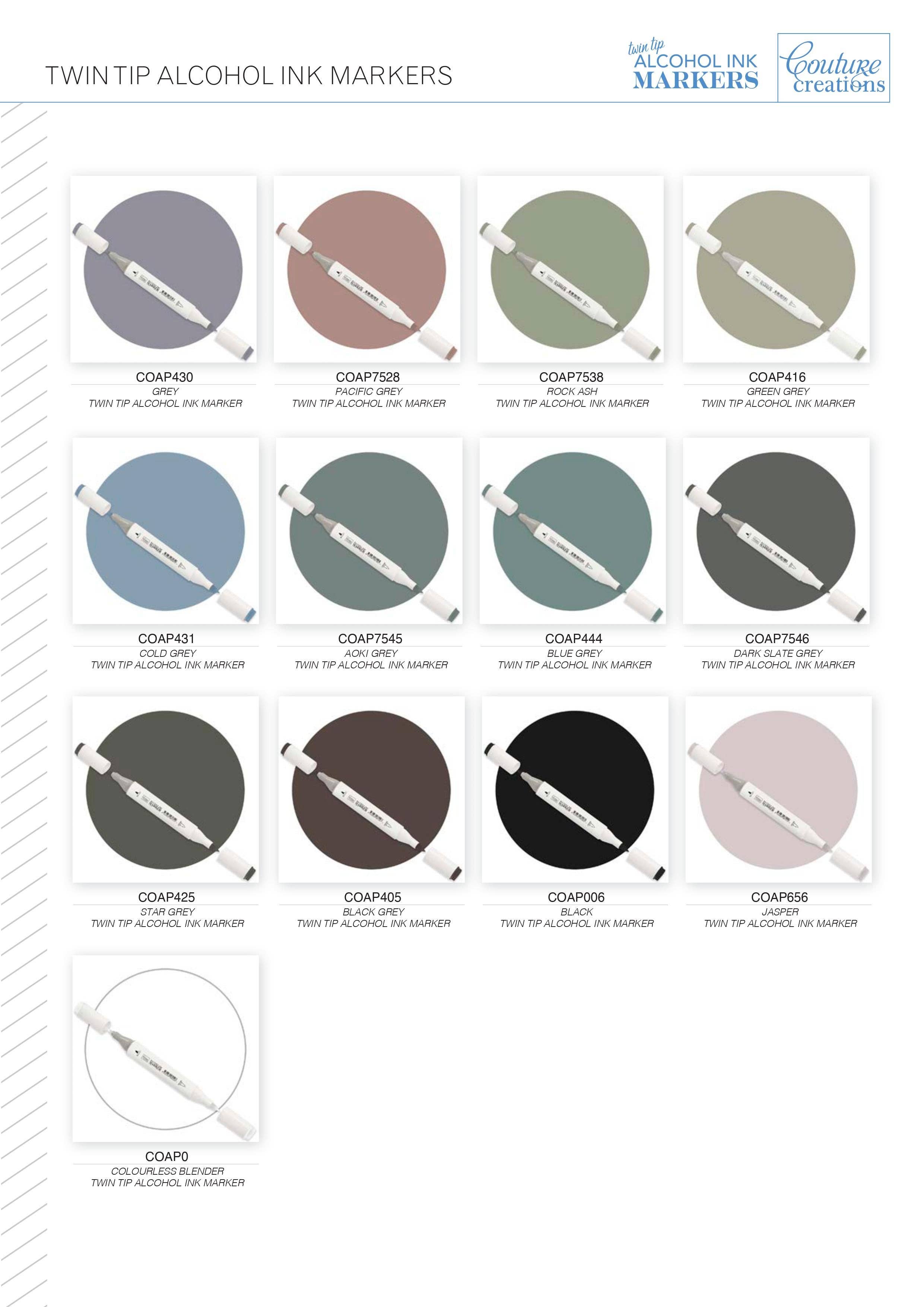 Ecstasy Crafts Distributing – wholesale Marker – Twin Tip Alcohol Ink Marker - Purples & Pinks31