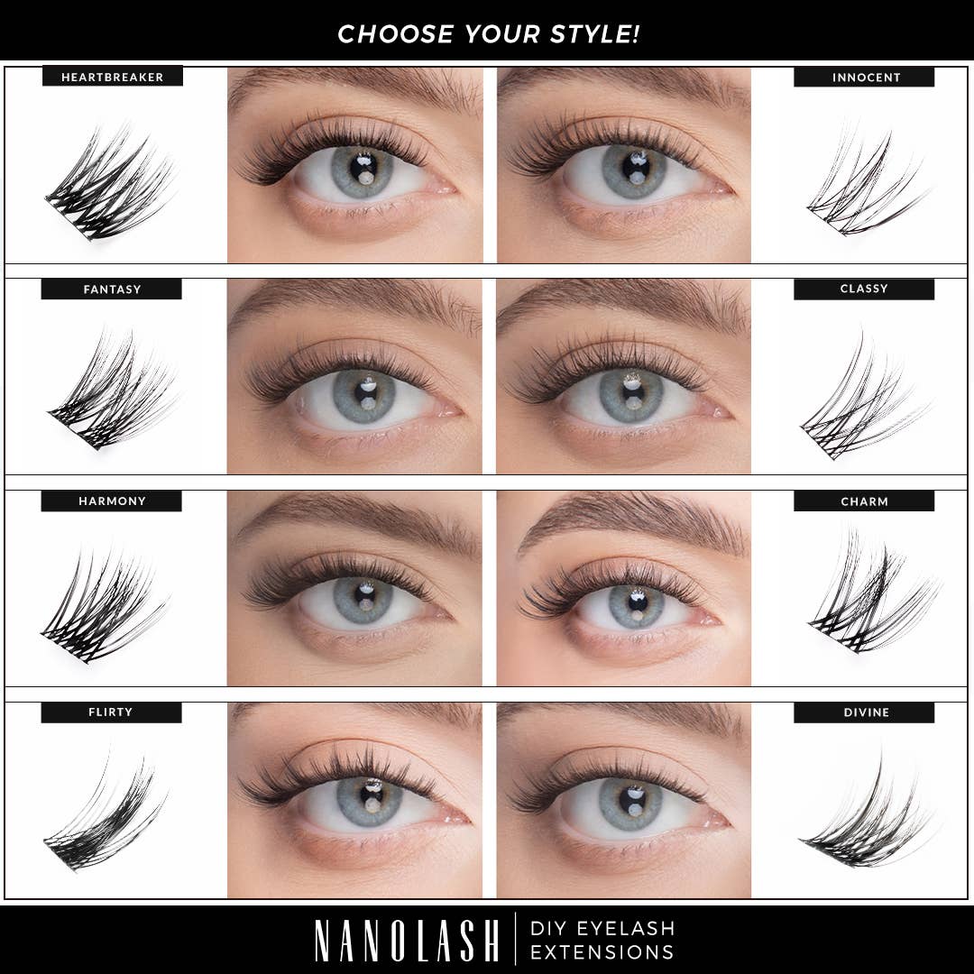 Everett Cosmetics – Engroshandel Falske øjenvipper – Nanolash DIY Øjenvippe Extensions Startkit11