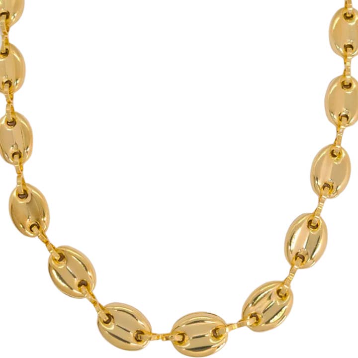 Corrente de Elos Marinheiro Oca Puff-12mm por atacado de Jeluxe Jewelry