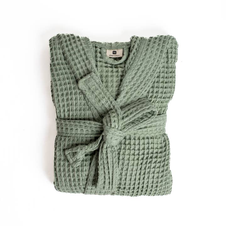 Vivamaison – Engroshandel Morgenkåbe - Unisex – Premium Vaflet Bomuld Badekåbe, Unisex Spa Komfort144