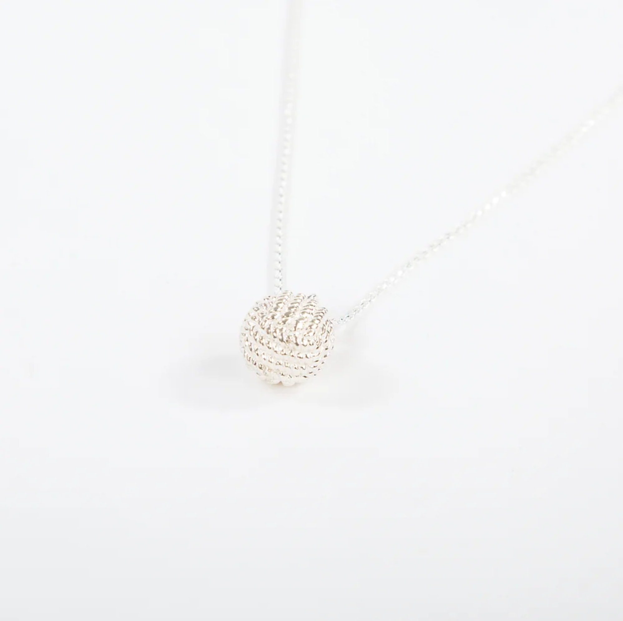 Patsy Kane | Nautical - Wholesale Pendant/Charm Necklace - Monkey Fist Pendant Sterling Silver5