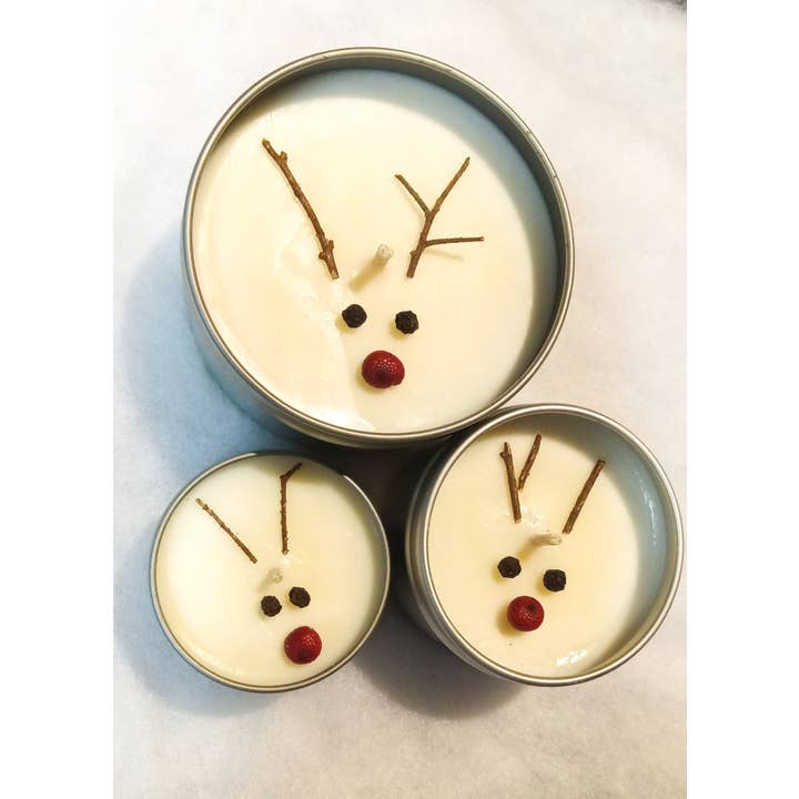 Wicked Wax - Wholesale Travel Candles - Rudolph Soy Wax Holiday Candle0