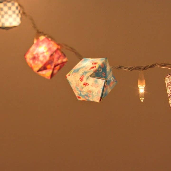 Heart of Fold – wholesale Ljusslinga – Origami Fairy Light Lyktor med Dim Mysig Belysning