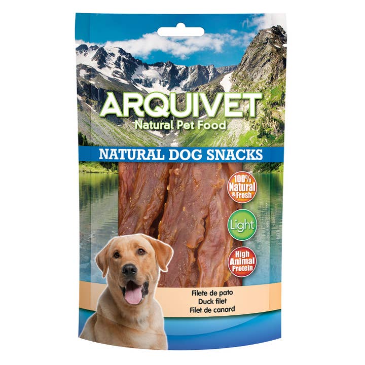 ARQUIVET, S.L.U. - Wholesale Pet Treats - Dog - Pack of 12 Units Duck Fillet 100 G