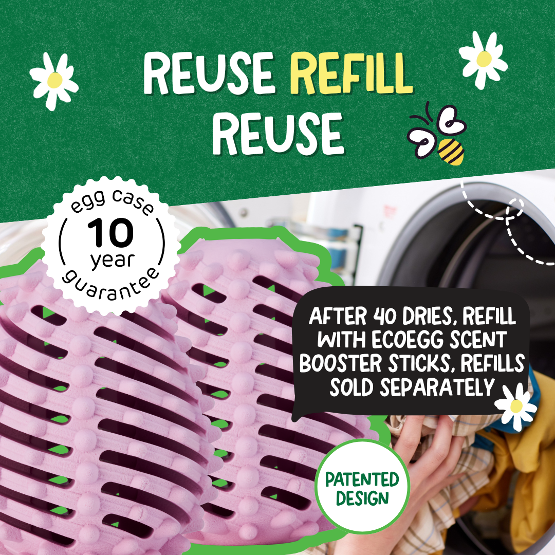 Ecoegg – Bolas para máquina de secar por atacado – Ecoegg Dryer Eggs - Bolas de secar roupa em formato de ovo, fragrância Spring Blossom2