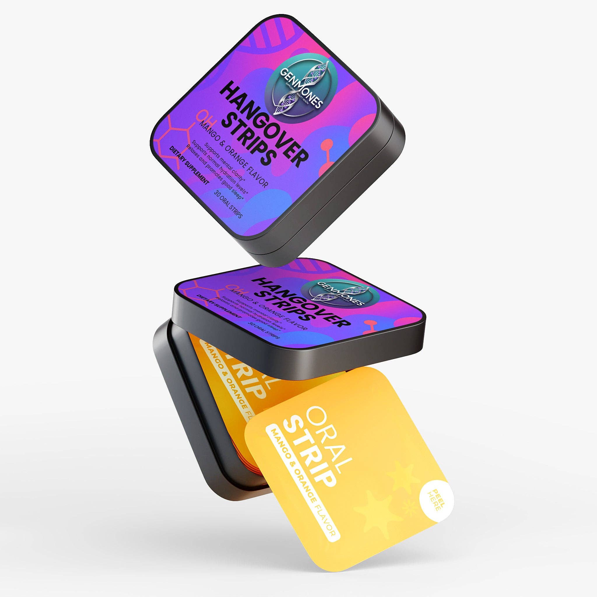 GenMones - Wholesale Oral Supplement/Vitamin - Hangover Strips3