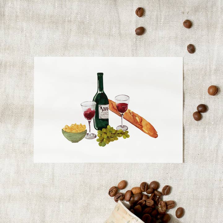 Postcard - picnic for wholesale by Leo La Douce GmbH