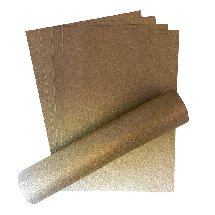 Tonic Studios – wholesale Craft supplies – Craft Perfect - Ombre Glitter Card - Oyster Luster - A4 (5/PK) - 8892E1