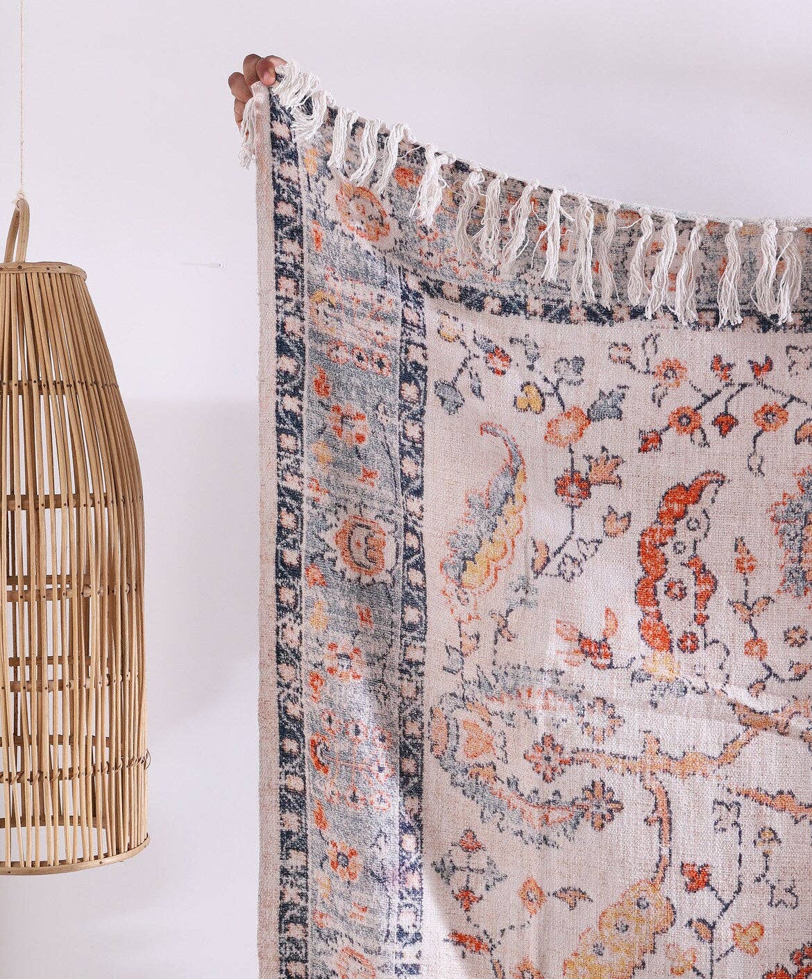 Glamthread – wholesale Prydnadsfilt – Lyxig bomullspläd i ull - Boho Serene2