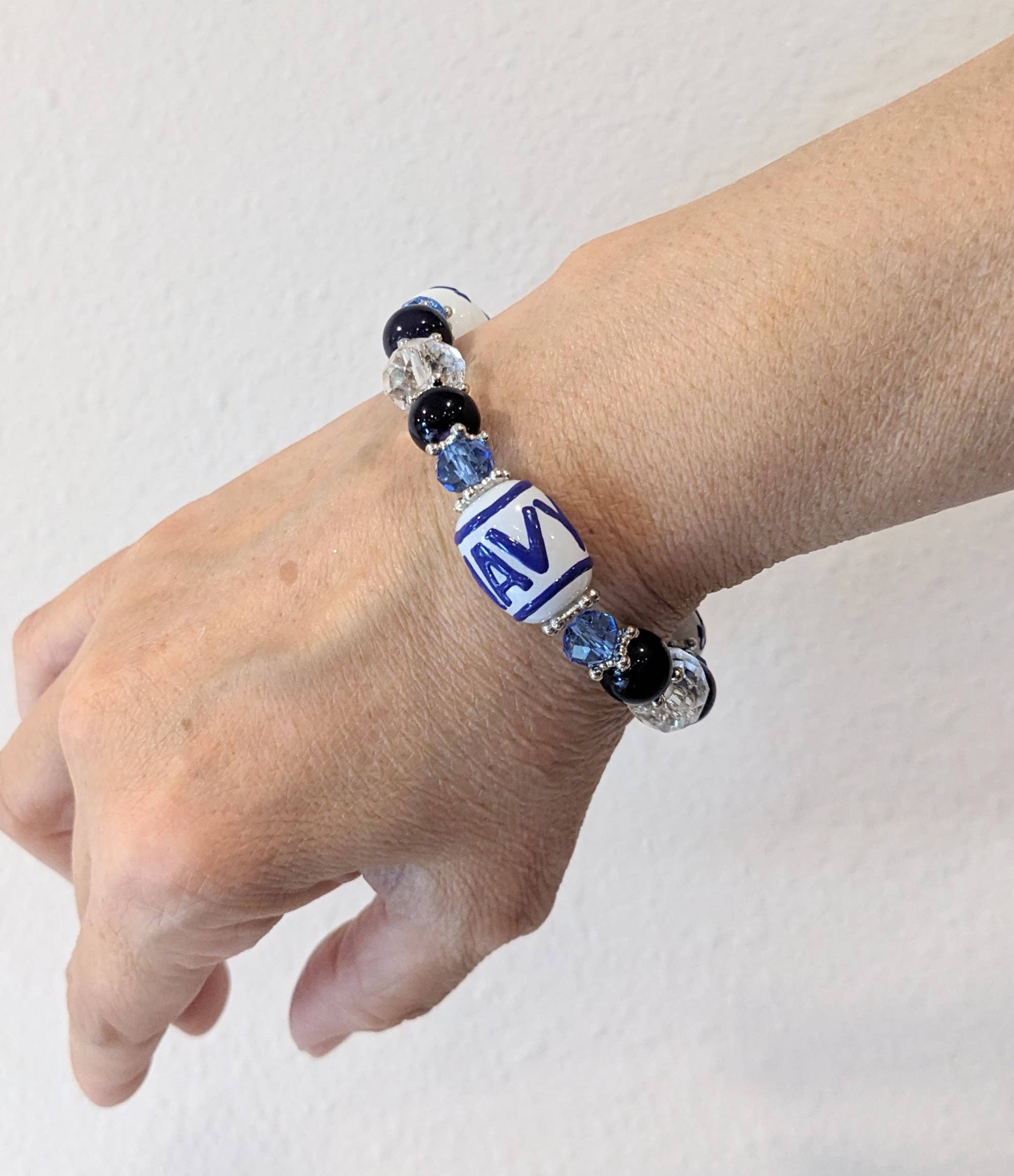Fiona Accessories - Wholesale Beaded Bracelet - USA Military Navy Air Force Coast Guard Army Bracelet Gift5