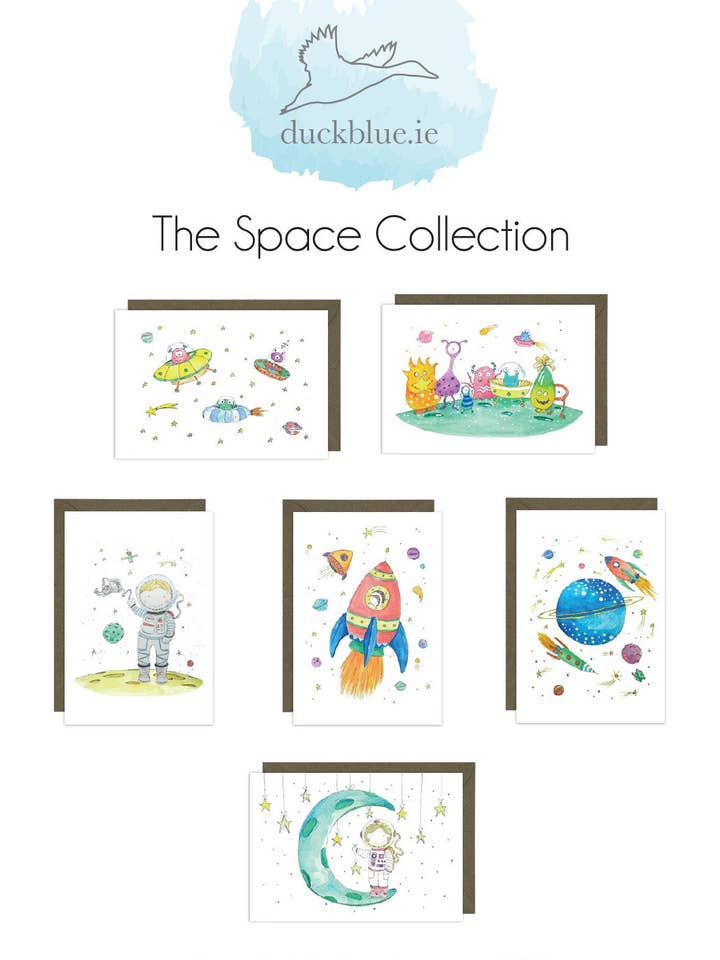 Collection spatiale pour la vente par Duck Blue®