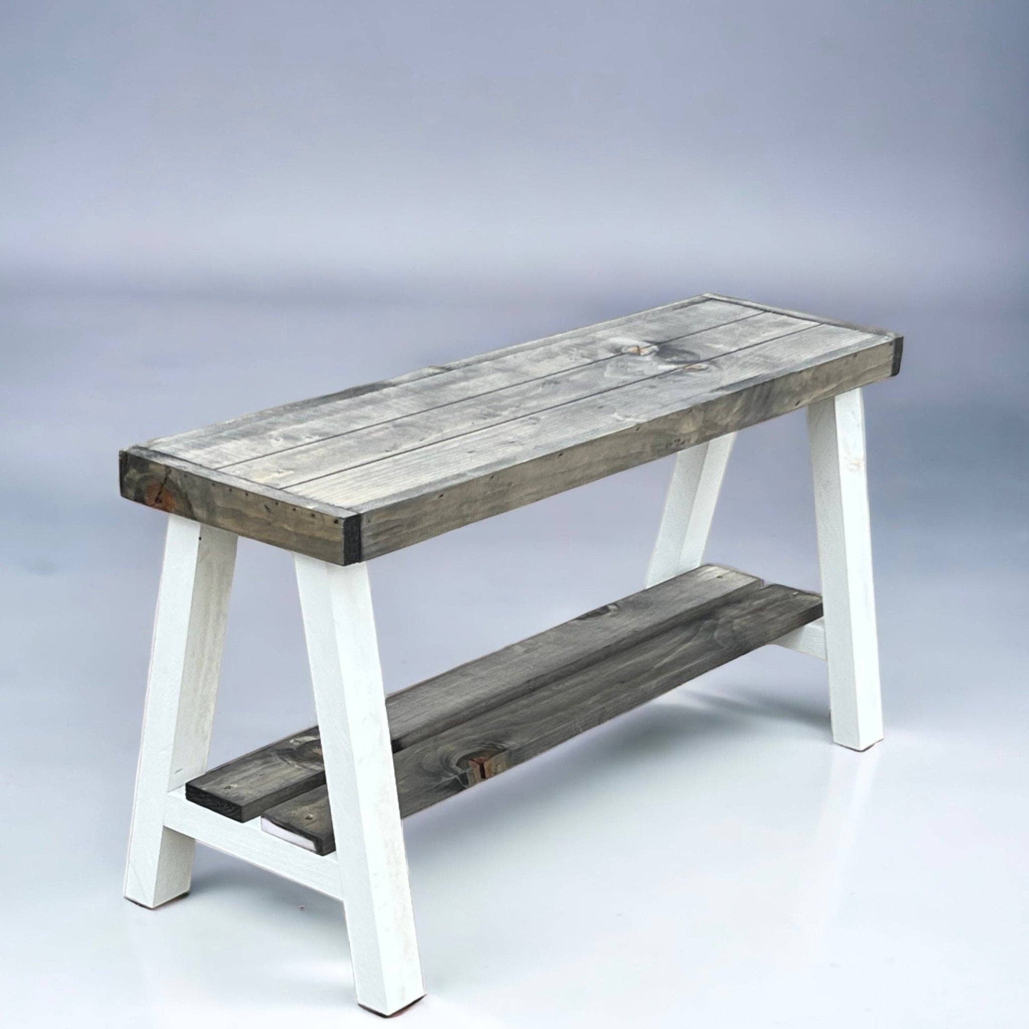 Intrinsic Haven – wholesale Bench – Farmhouse Olive Branch Solid Pine Wood Entry Bench4
