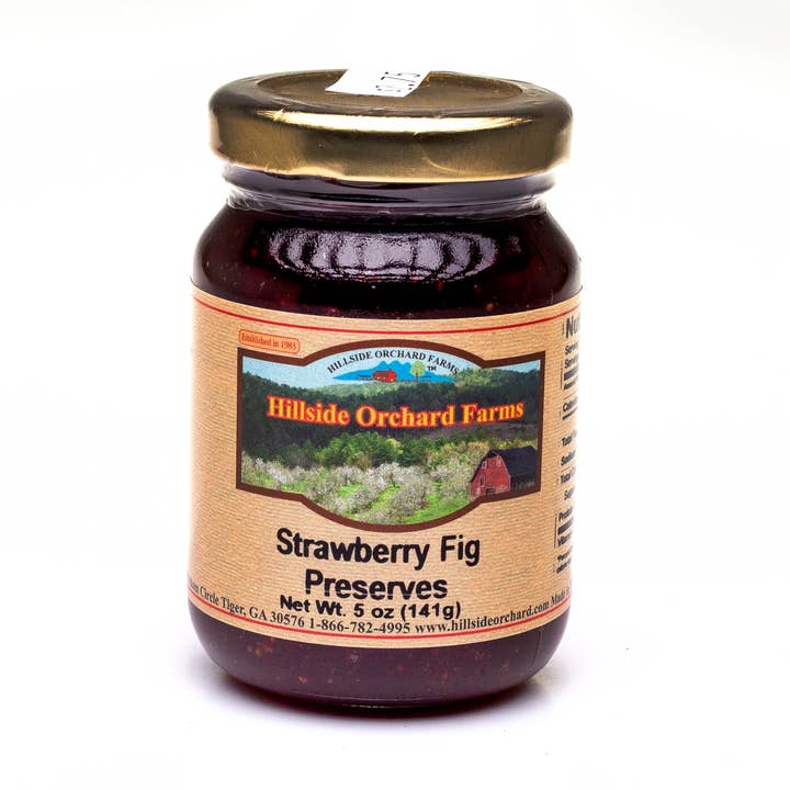 Strawberry Fig Preserves 5 oz for wholesale by Hillside Orchard Farms
