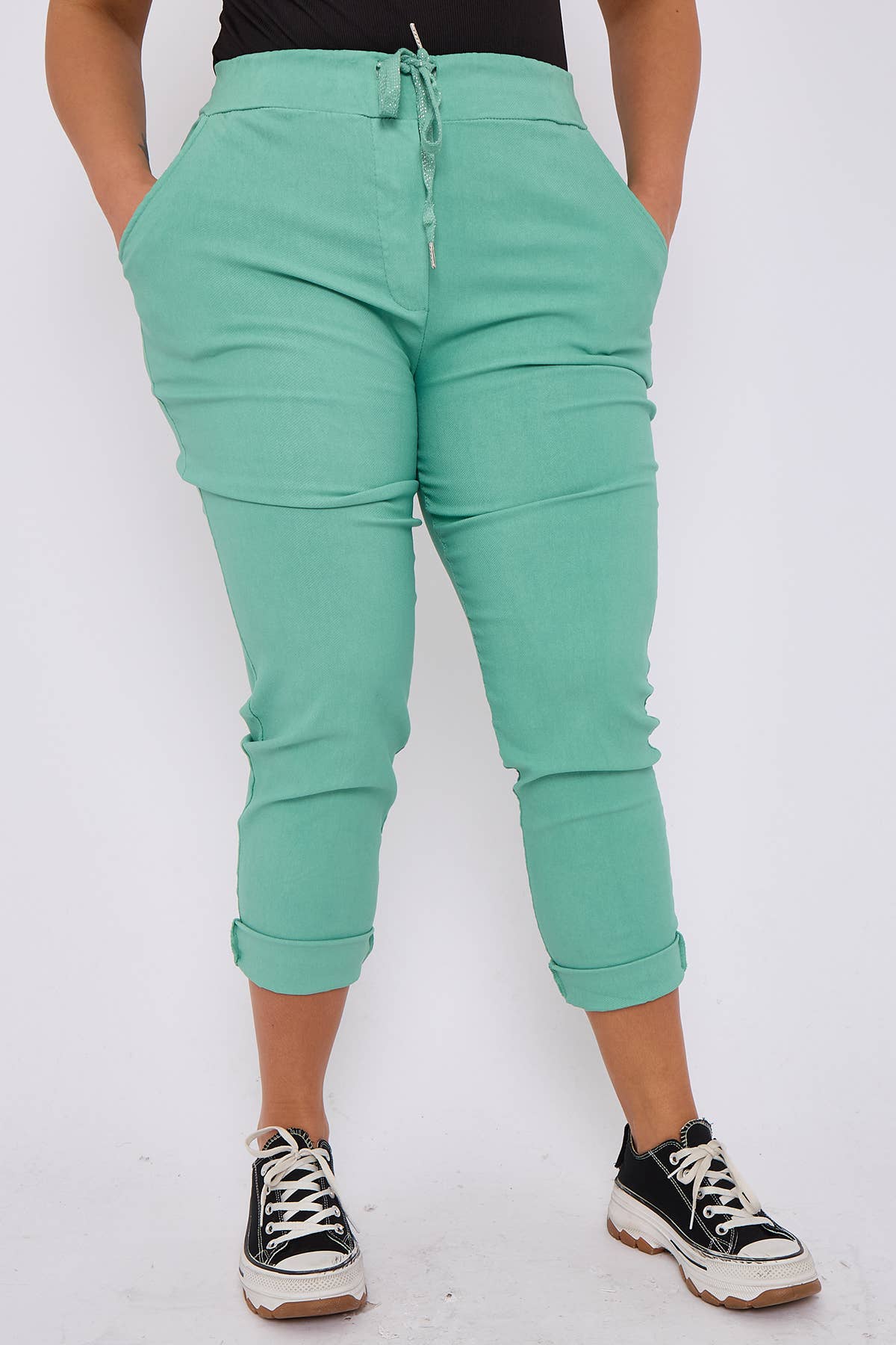 Superbia – Engroshandel Bukser - Dame – Premium bomuldsrige strækbare magiske bukser - Én størrelse UK 10-2024