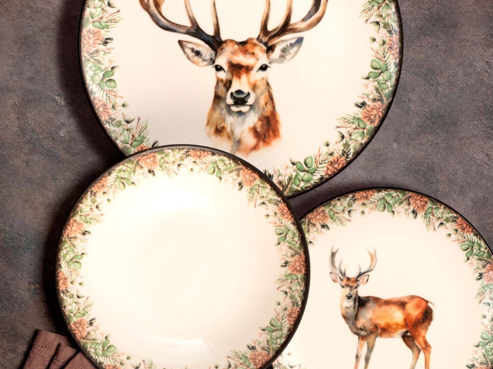 H&H - Wholesale Dinnerware Set - Montana Christmas Table Service2