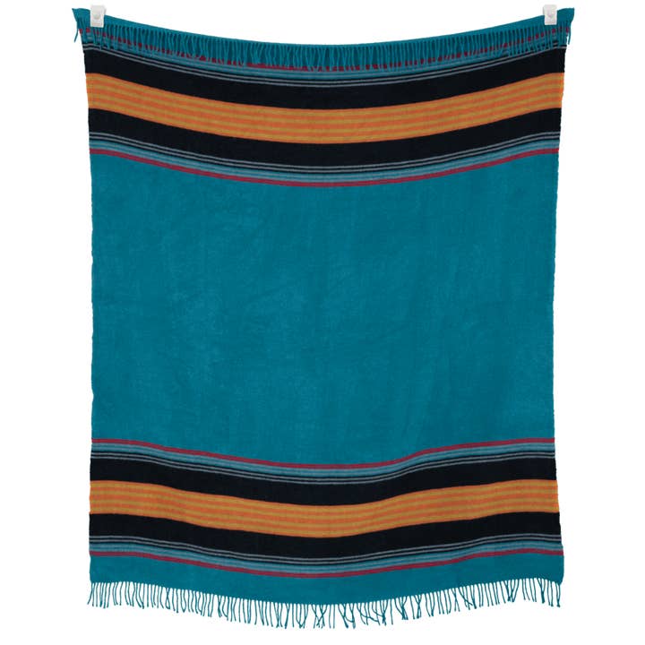 Sackcloth & Ashes - Wholesale Throw Blanket - Yellowstone Teal1