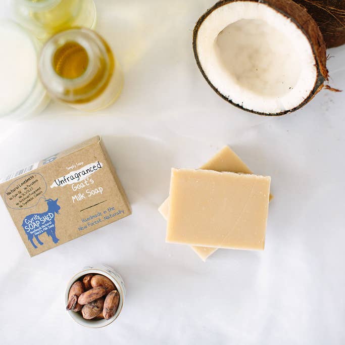Natural Unfragranced Goats Milk Soap for wholesale by Cyril's Soap Shed