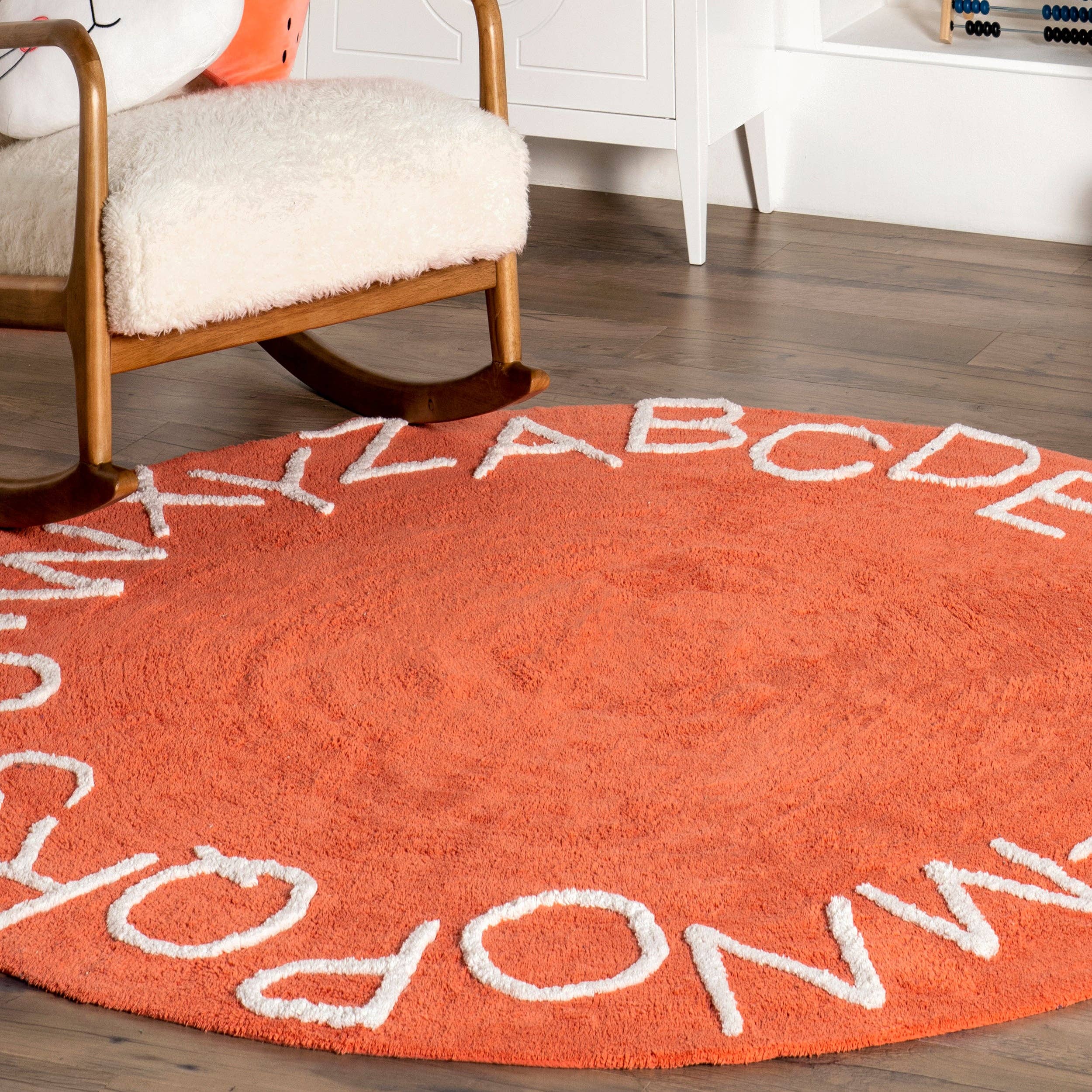 nuLOOM - Wholesale Area Rug - Kids & Baby - Kids Washable Round Alphabet Rug84