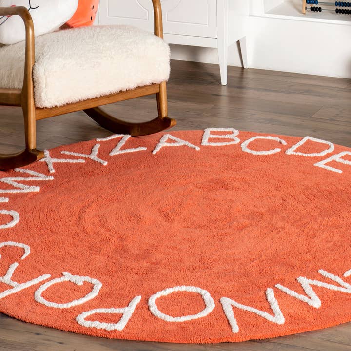 nuLOOM - Wholesale Area Rug - Kids & Baby - Kids Washable Round Alphabet Rug84