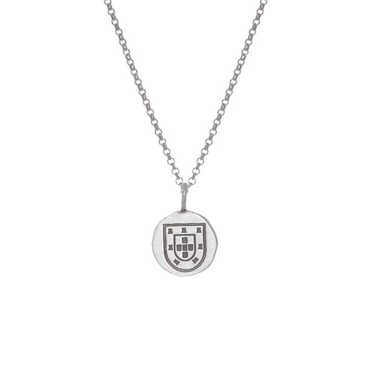 Necklace Escudo in Silver for wholesale by PORTUGAL JEWELS