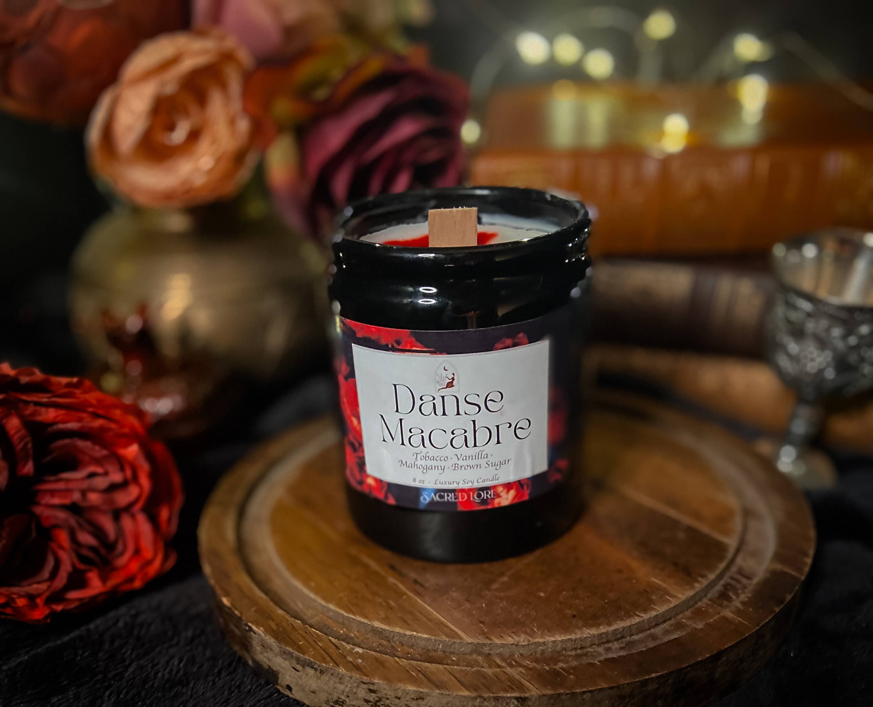 Sacred Lore - Wholesale Jar/Filled Candle - Witch Candle, Ritual Candle, Apothecary Jar, Danse Macabre1