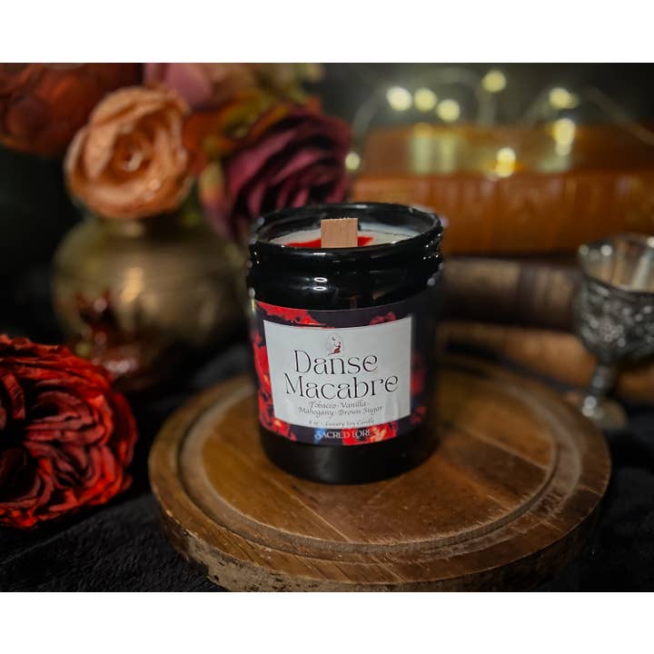 Sacred Lore - Wholesale Jar/Filled Candle - Witch Candle, Ritual Candle, Apothecary Jar, Danse Macabre1