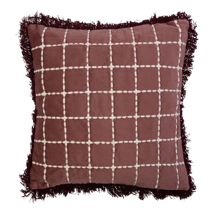 Cuscino Sulawesi rosa 45x45cm per la vendita all'ingrosso da parte di Mars & More - Brand of B Living