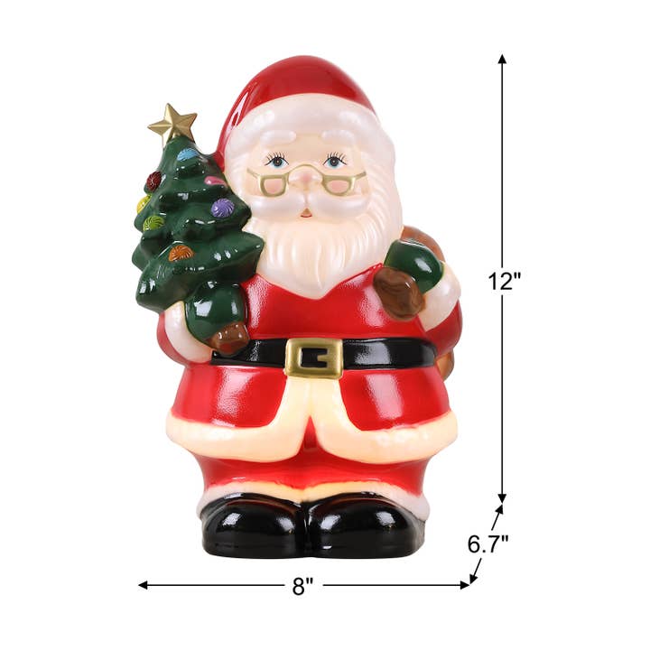 Mr. Christmas - Wholesale Christmas Decoration - 24 In. Lit Santa Blow Mold2