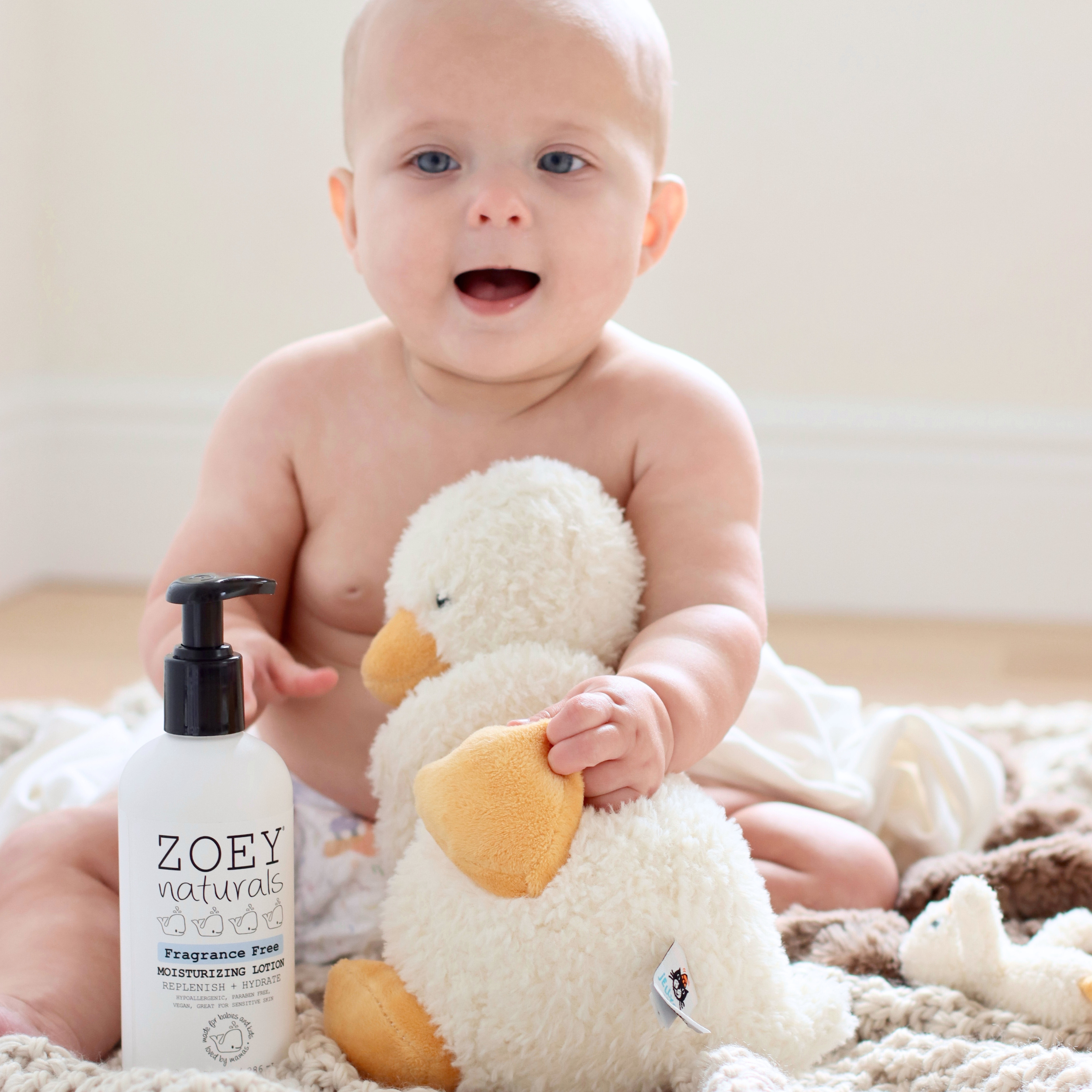 Zoey Naturals - Wholesale Body Cream/Lotion - Baby - Fragrance Free Moisturizing Lotion - 9.65oz4