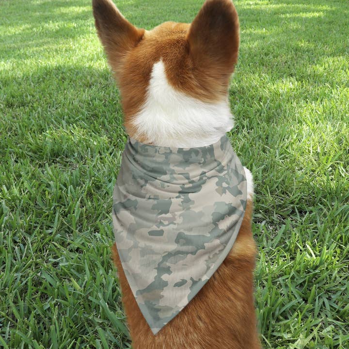Bandana de cachorro camuflado por atacado de Potter's Printing