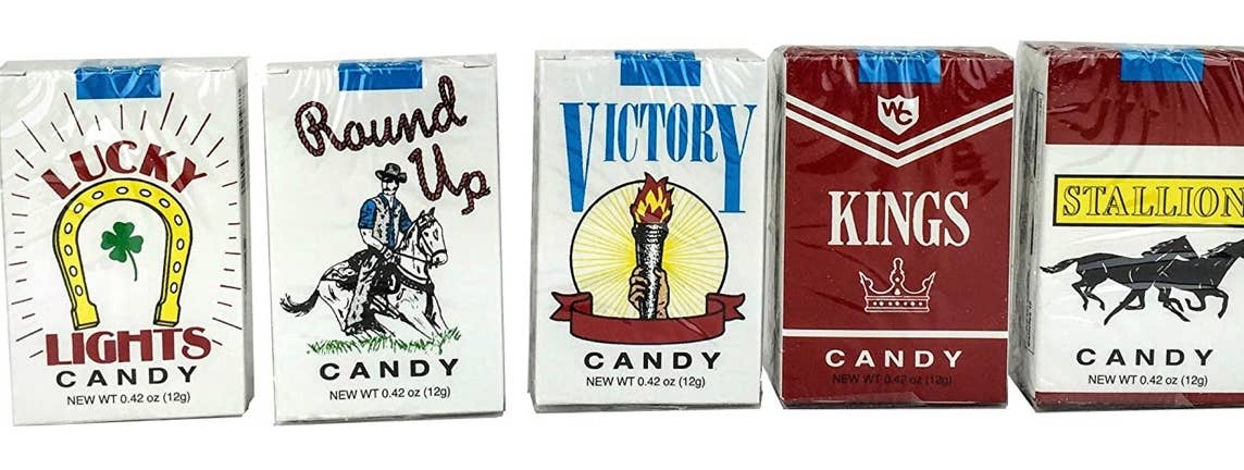 O'Shea's Candies Sweet Shop - Wholesale Hard Candy - Nostalgic Old Fashioned Candy Cigarette 🚬 24CT Dsp Box 19317