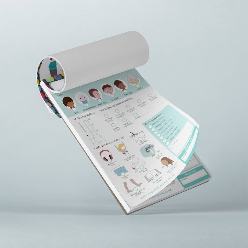 Awesome Inc - NZ - Wholesale Kladblok - Emotional Warriors Feelings Note2