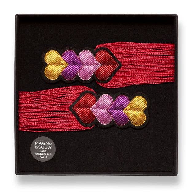 Macon & Lesquoy - Wholesale Brooch - Hand embroidered shoulder pad - Majorette1