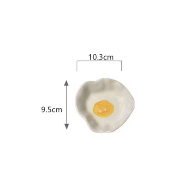 Homerely - Wholesale Decorative Plate/Dish/Bowl - Small Ceramic Dessert Snack Sauce Plate