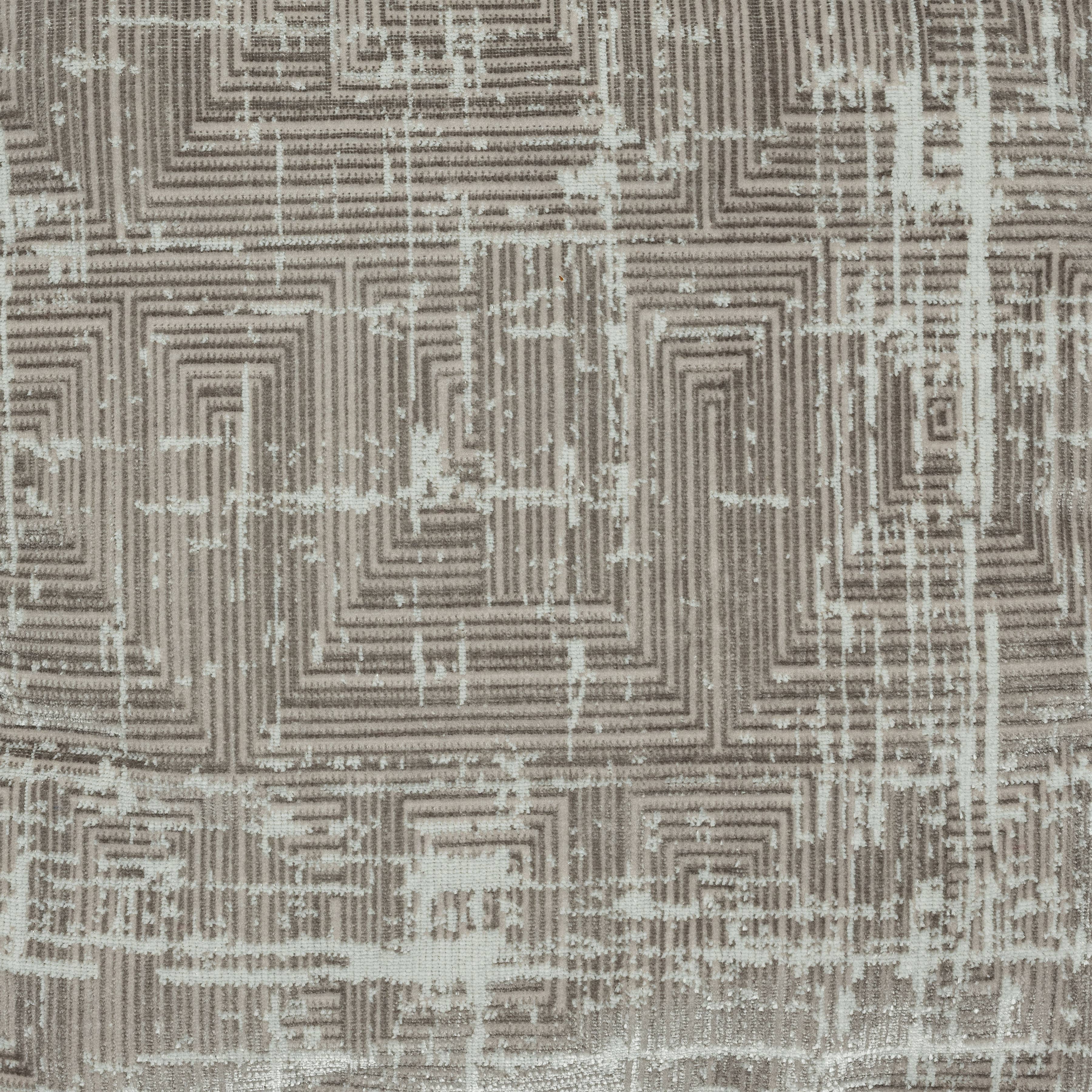 LR Home - Wholesale Pouf - Melisa Transitional Geometric Ultra-Soft Pouf, Gray/Ivory2