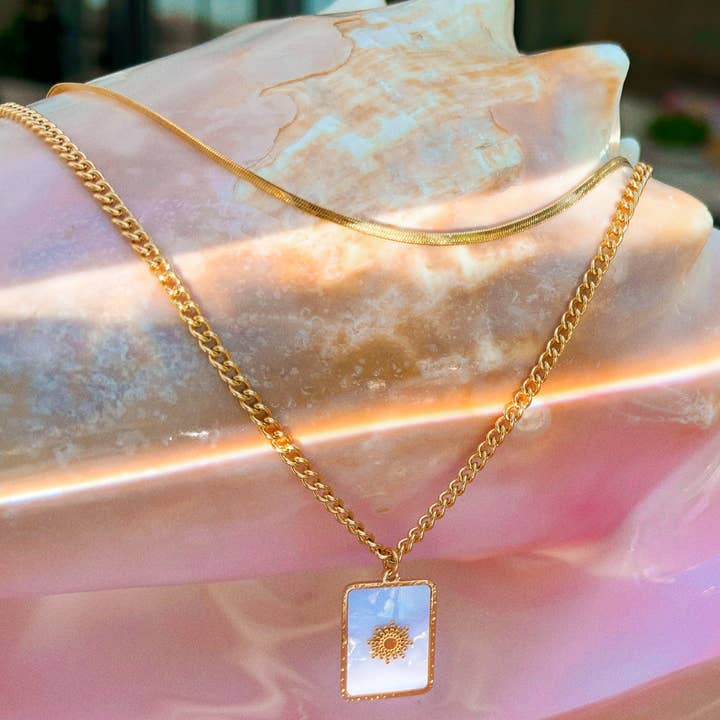 Kismet Showroom – wholesale Pendant/charm necklace – Island Girl Layered Necklace1