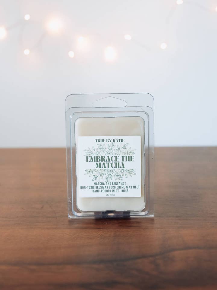 Omarm de Matcha Non-toxic Wax Melt, niet giftig en voor wholesale door True by Katie