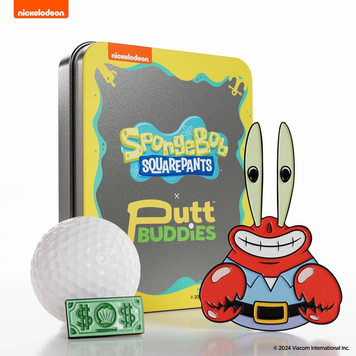 Putt Buddies - FERRAMENTA DE DIVOT MR. KRABS C/ MARCADOR DE BOLA ME FIRST DOLLAR por atacado de Pops Distro Inc