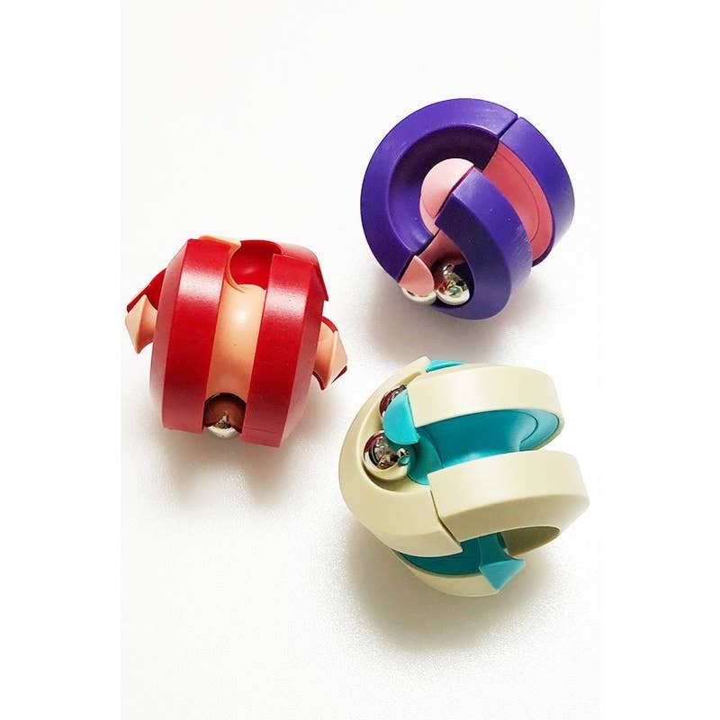 Assorted Color Marbles Track Cube Fidget Toy for wholesale on Faire