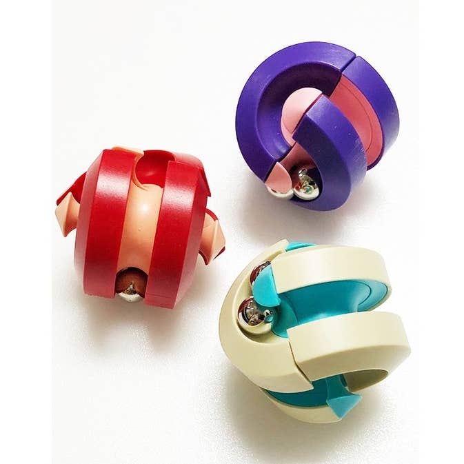 Assorted Color Marbles Track Cube Fidget Toy for wholesale on Faire0