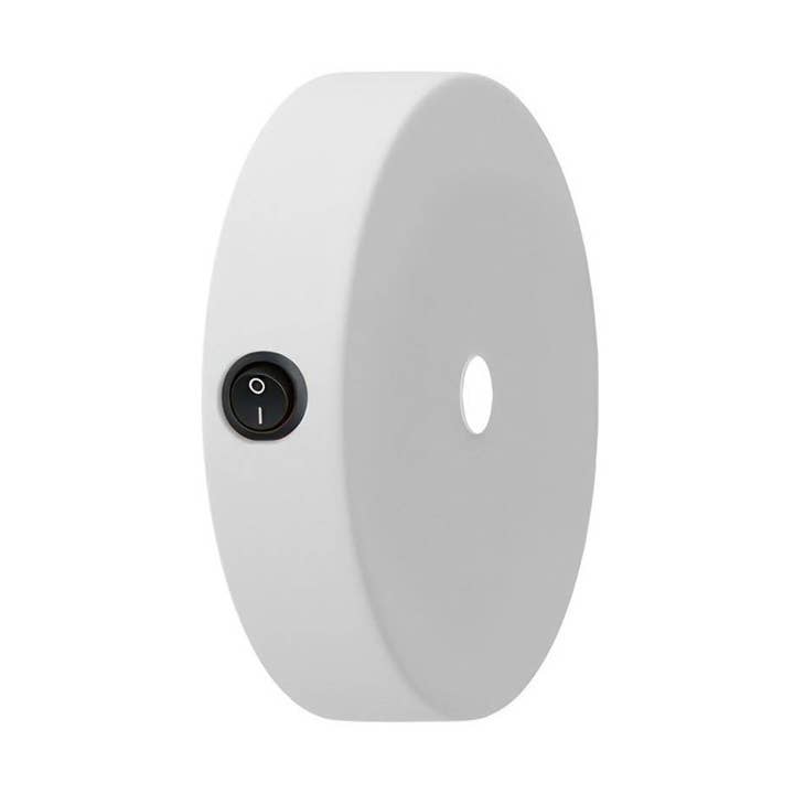 Mini cylindrical metal rosette kit with switch for wholesale by LIGHTINUP S.R.L.