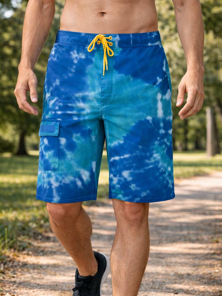 BANANA BOAT UPF50+ MEN'S QUICK DRY STRETCH SWIM TRUNKS for wholesale by Basix of America