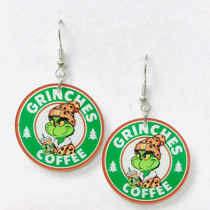 SimpleNGreat - Wholesale Dangle Earrings - Christmas Coffee Earrings BG